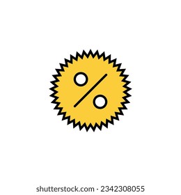 Discount icon vector for web and mobile app. Discount tag sign and symbol