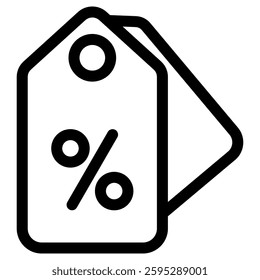 discount icon vector for web and mobile app on white background