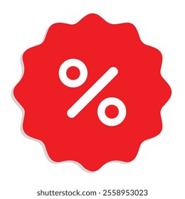 discount icon with white background