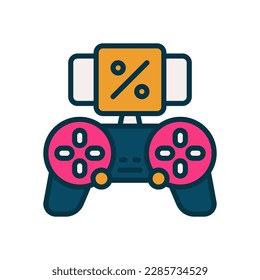 icono de descuento para tu sitio web, móvil, presentación y diseño de logotipo.