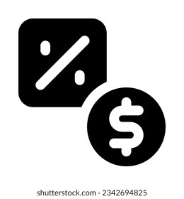 icono de descuento para tu sitio web, móvil, presentación y diseño de logotipo.