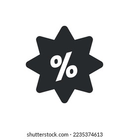 discount icon,discount vector, simple illustration