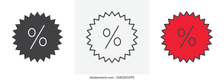 Discount icons pack for website designs