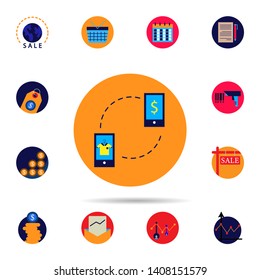 Discount, income, calling icon. Universal set of discount for website design and development, app development