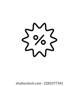 Discount Isolated Line Icon. Editable stroke. It can be used for websites, stores, banners, fliers.