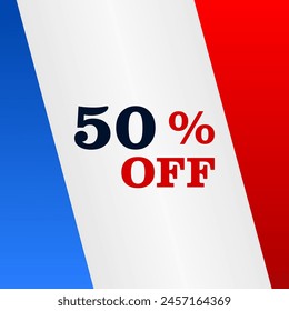 Discount Label up to 50% off. Sale and Discount Price Sign or Icon. Vector Illustration 50 Percent Off Banner. Special offer, 50 percent discount. 50 percent off discount.