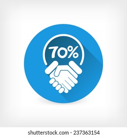 Discount label icon