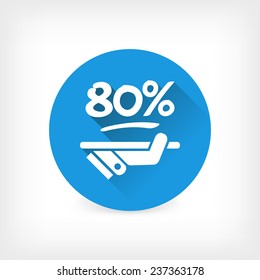 Discount label icon