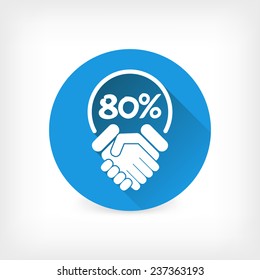 Discount label icon