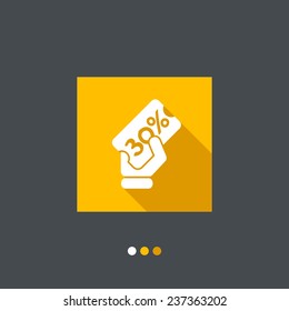 Discount label icon
