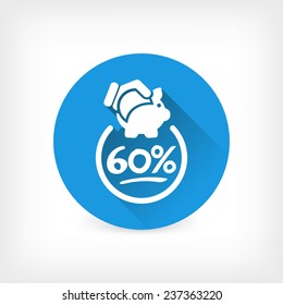 Discount label icon