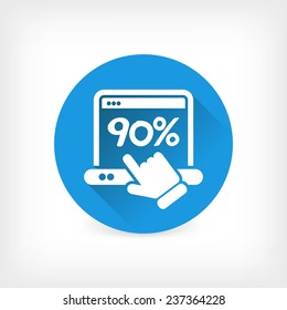 Discount label icon