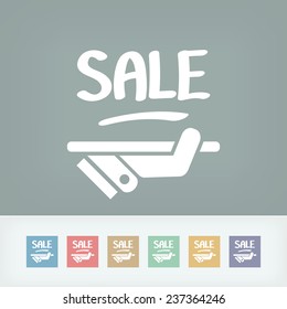 Discount label icon