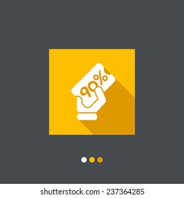Discount label icon