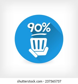 Discount label icon