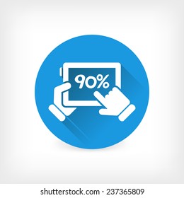 Discount label icon