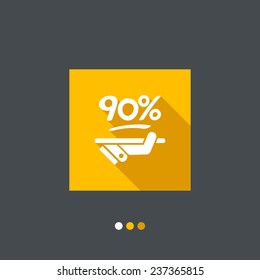 Discount label icon