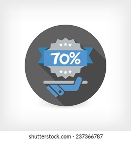 Discount label icon