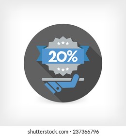 Discount label icon
