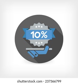 Discount label icon