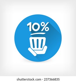 Discount label icon