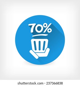 Discount label icon