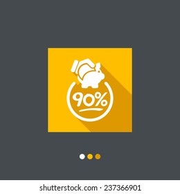 Discount label icon