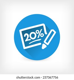 Discount label icon