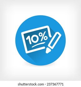 Discount label icon
