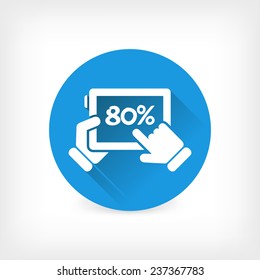Discount label icon