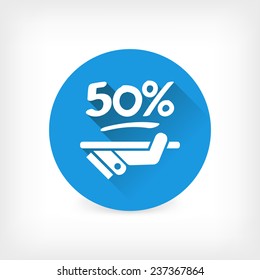 Discount label icon