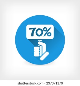 Discount label icon