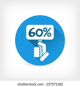 Discount label icon