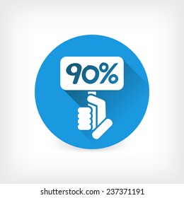 Discount label icon