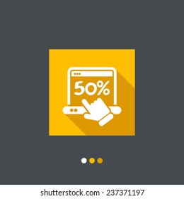 Discount label icon