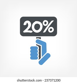 Discount label icon