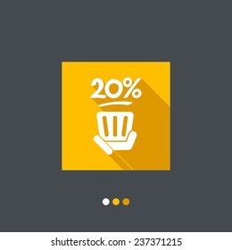 Discount label icon