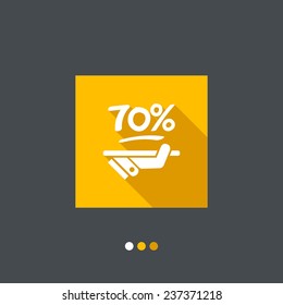 Discount label icon