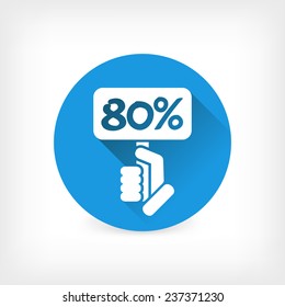 Discount label icon