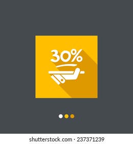 Discount label icon