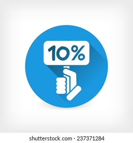 Discount label icon
