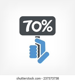 Discount label icon