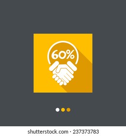 Discount label icon