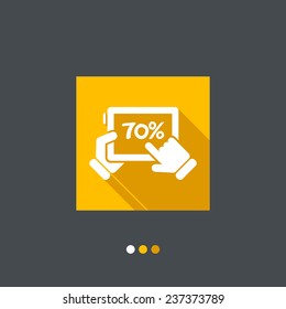 Discount label icon