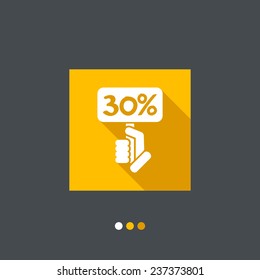 Discount label icon