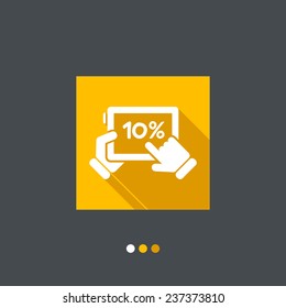 Discount label icon