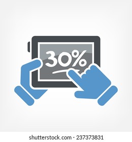 Discount label icon