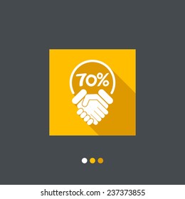 Discount label icon