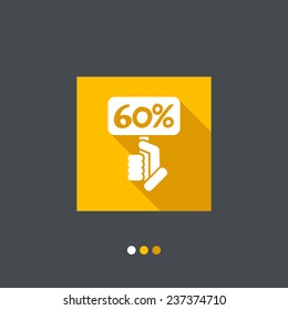 Discount label icon