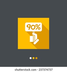 Discount label icon